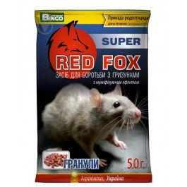   Bingo Гранулы для борьбы с грызунами Red Fox super 50 г (4820072976975)