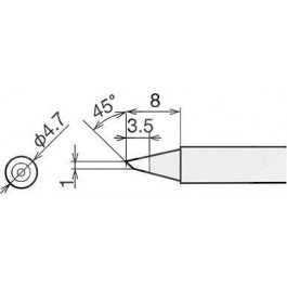   GOOT Паяльное жало RX-80HRT-1BC (839776)