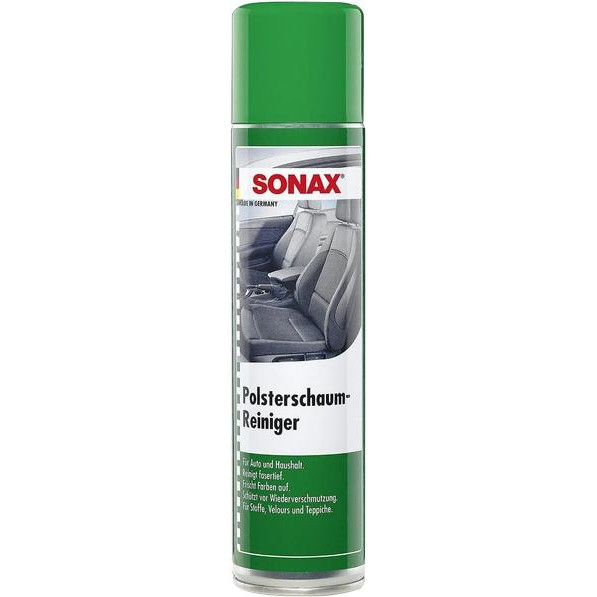 Sonax Пінний очисник плям текстильного салону 400 мл SONAX Foam Upholstery Cleaner 306200 (4064700306202) - зображення 1