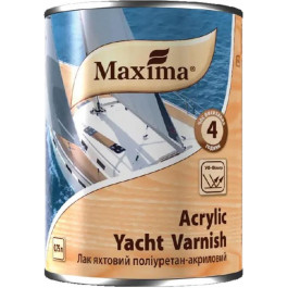   Maxima Acrylic yacht varnish бесцветный глянцевый 0,75 л