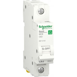   Schneider Electric Resi9 63 А, 1P, кривая С, 6кА (R9F12163)