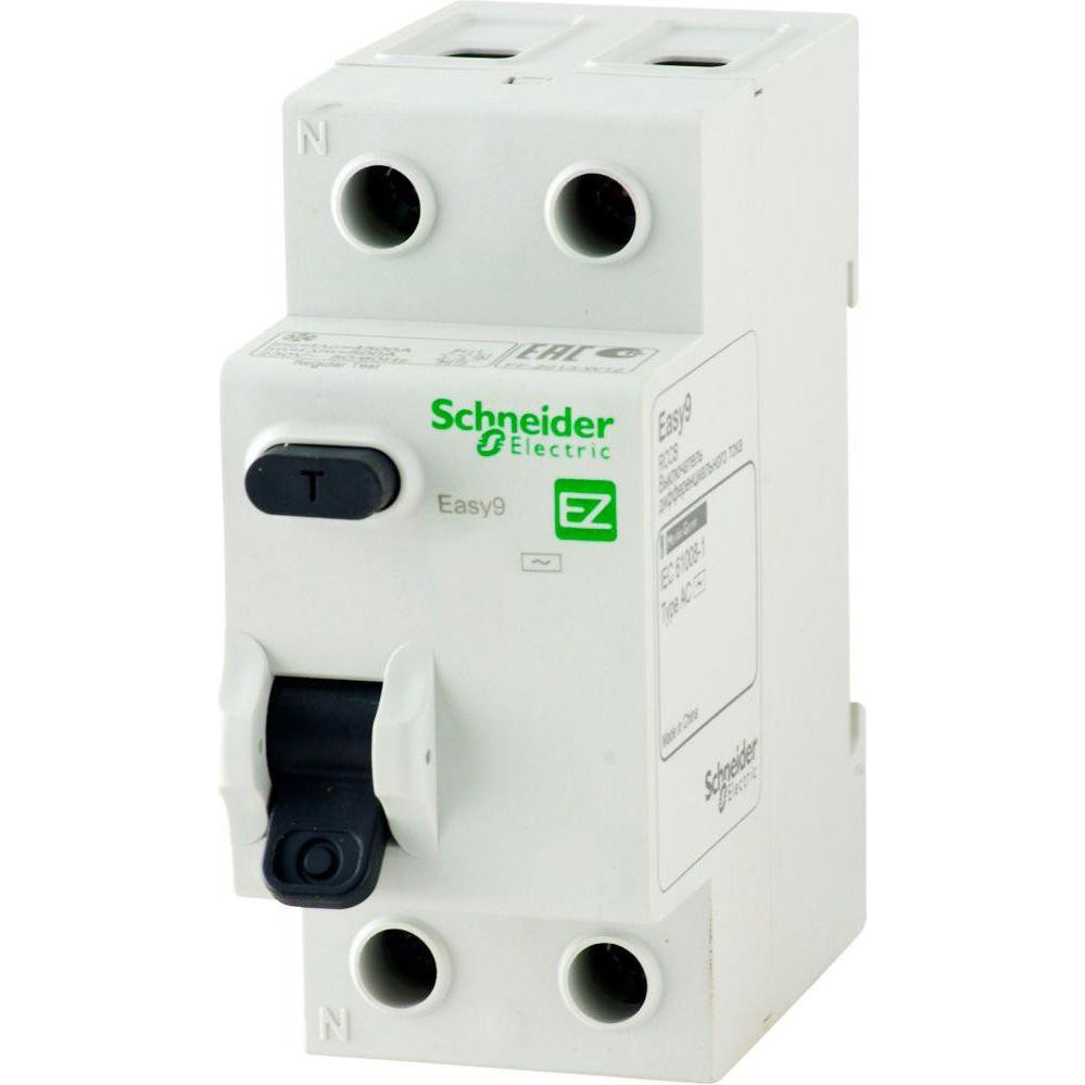 Schneider Electric EZ9 2Р, 63А, 100 мА, А (EZ9R74263) - зображення 1