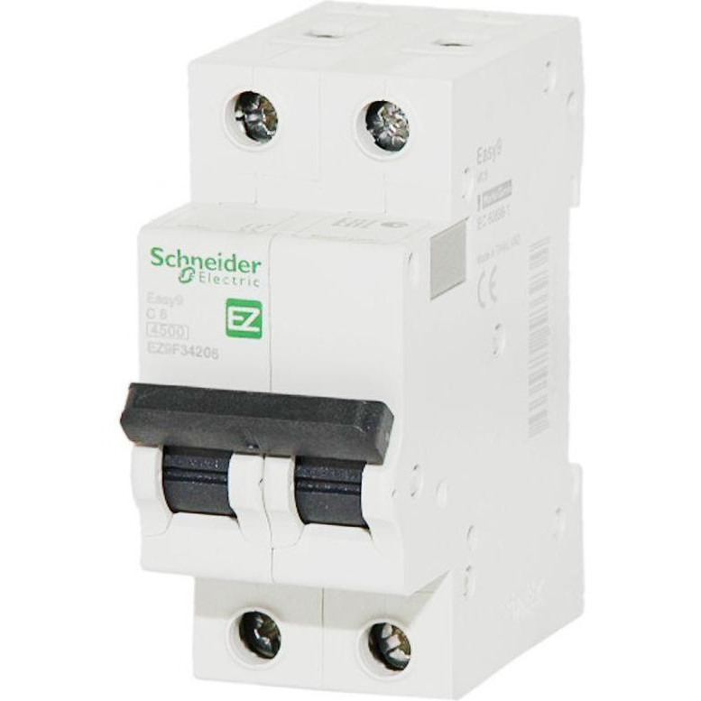 Schneider Electric Easy9 2 п., 6А, С (EZ9F34206) - зображення 1