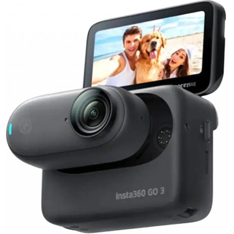 Insta360 GO 3 Midnight Black 64GB (CINSABKA(64GB)BLACK) - зображення 1