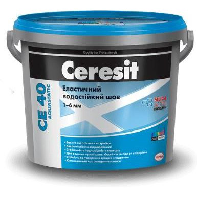 Ceresit СЕ 40 Aquastatic 2 кг светло-серый - зображення 1