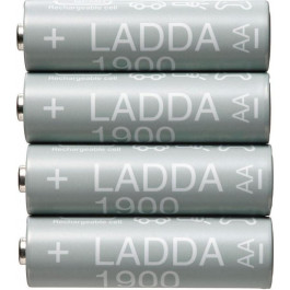   IKEA AA 1900mAh NiMH 4шт LADDA 005.098.14