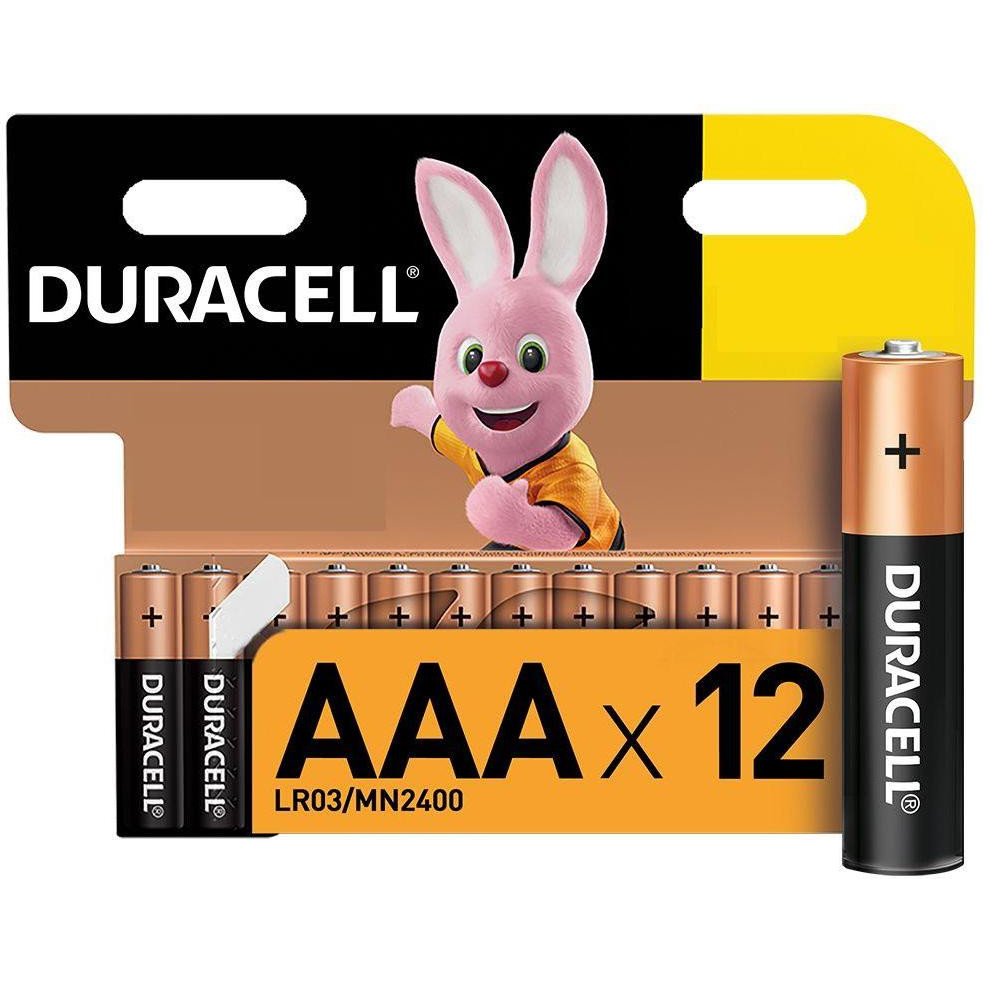 Duracell AAA bat Alkaline 12шт Basic 5005970 - зображення 1