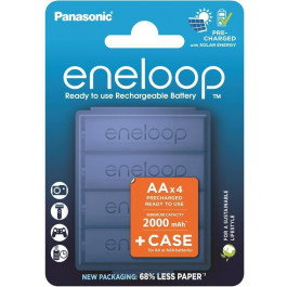   Panasonic Eneloop + Case AA 2000mAh 4шт/уп (BK-3MCDEC4CP)