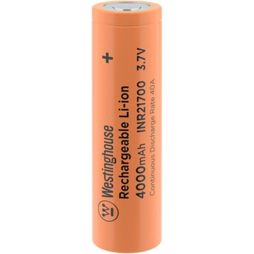 Westinghouse 21700 4000mAh 3.7V 40A FlatTop - зображення 1