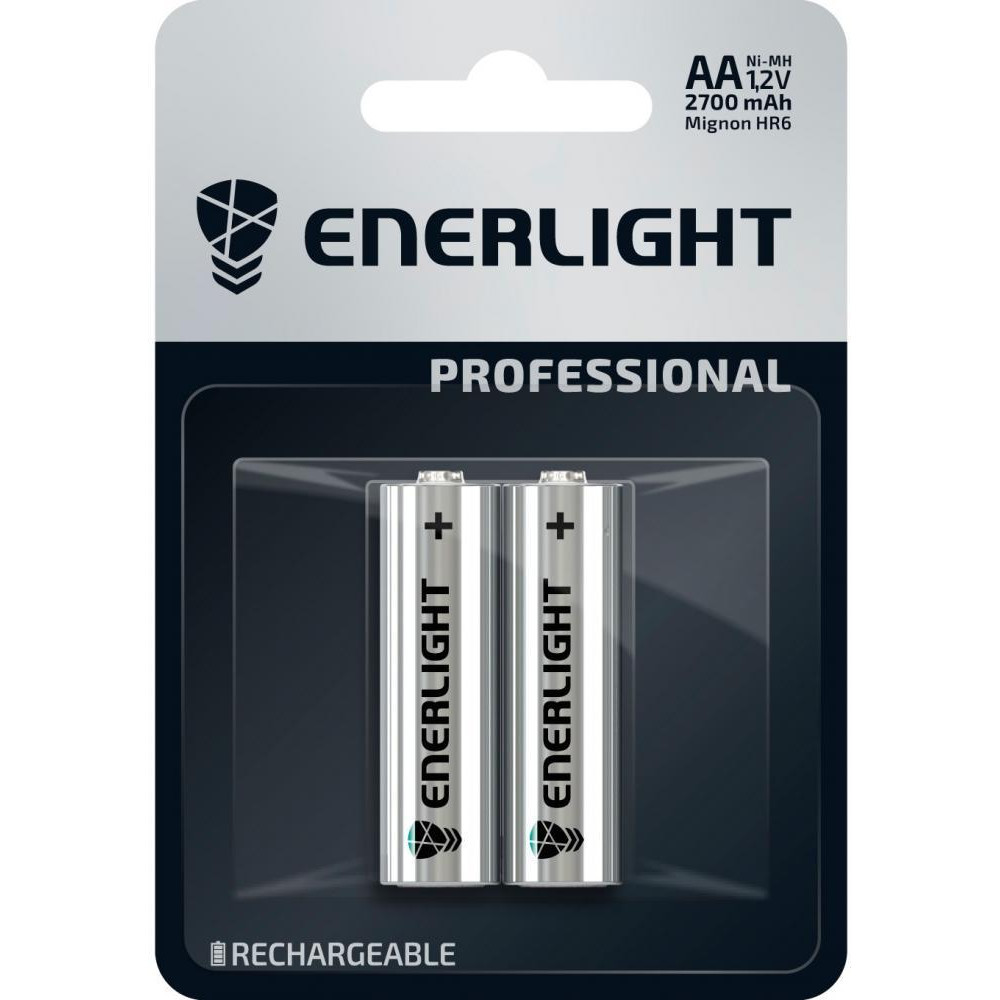 Enerlight AA 2700mAh NiMh 2шт Professional 30620102 - зображення 1