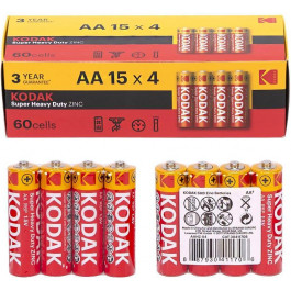   Kodak AA bat Carbon-Zinc 4шт Extra Heavy Duty 30411708