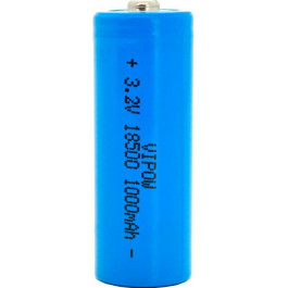   Vipow Lifepo4 18500 1000mAh 3.2V TipTop (IFR18500-600MAHTT)