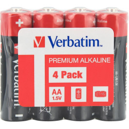   Verbatim AA bat Alkaline 4шт Premium Mignon Alkaline (49501)