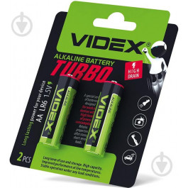   VIDEX AA bat Alkaline Turbo 2шт (24238)