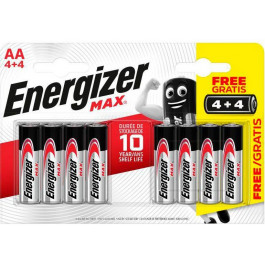   Energizer Max AA 8шт/уп (6429522)