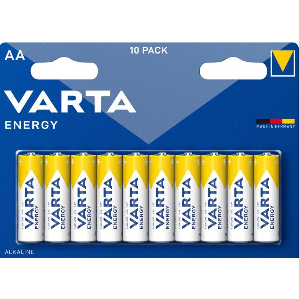 Varta AA bat Alkaline 10шт Energy (4106229491) - зображення 1