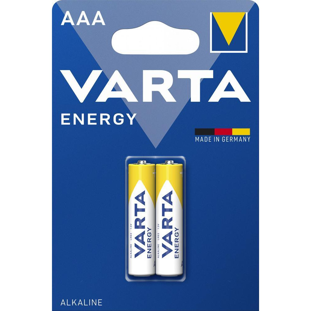 Varta AAA bat Alkaline 2шт Energy (4103229412) - зображення 1