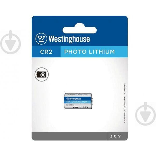 Westinghouse CR2 bat Lithium 1шт (CR2-BP1) - зображення 1