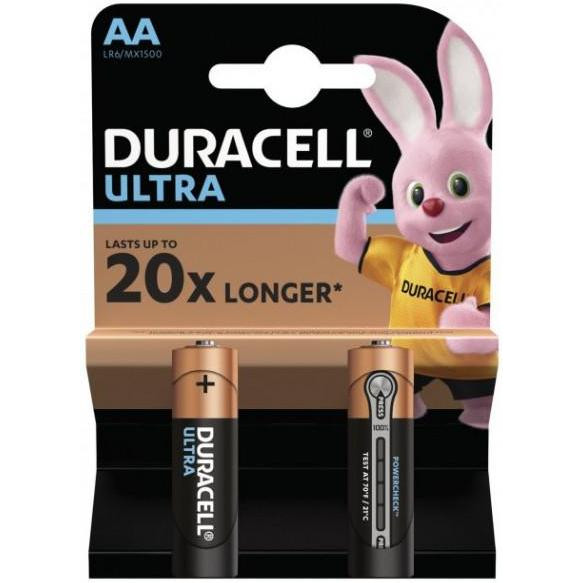 Duracell AA bat Alkaline 2шт Ultra Power (5005813) - зображення 1