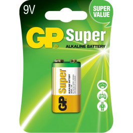   GP Batteries Krona bat Alkaline 1шт Super (GP1604A-5UE1)