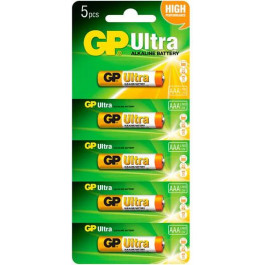   GP Batteries AAA bat Alkaline 5шт Ultra (24AUHM-2UR5)