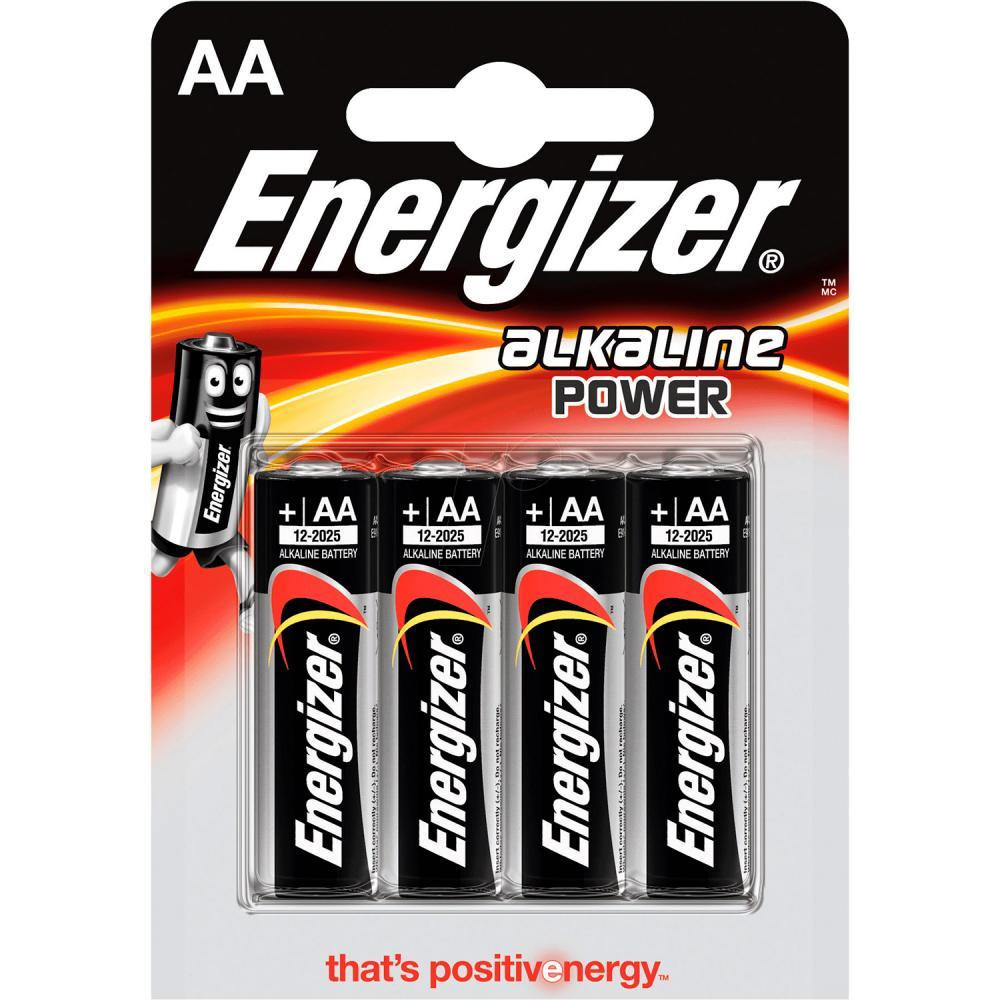 Energizer Base AA (LR6) FSB4 4 шт (7638900246599) - зображення 1