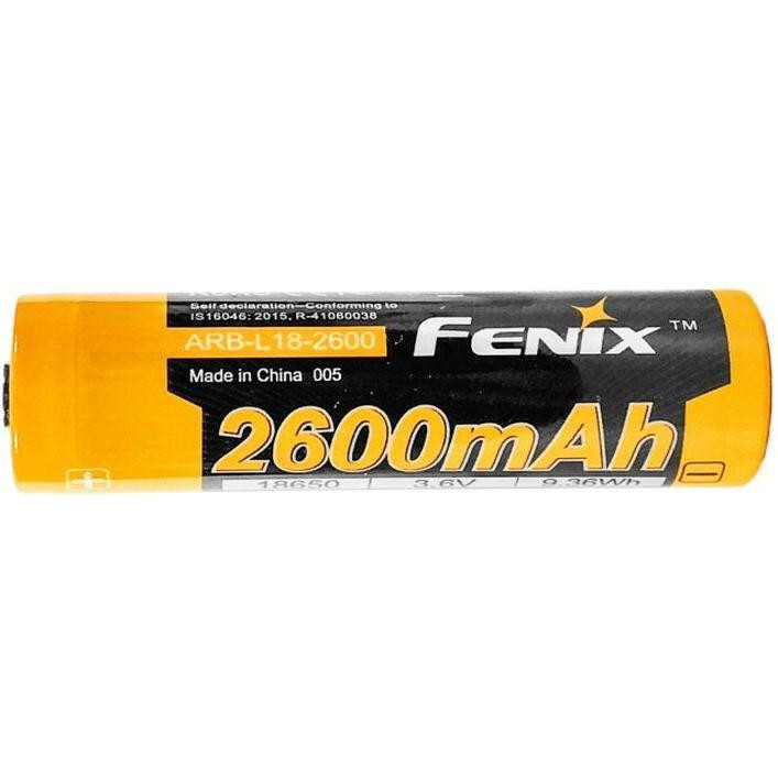 Fenix 18650 2600mAh Lithium 1шт ARB-L18-2600 - зображення 1