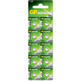   GP Batteries LR626/AG4 bat(1.5B) Alkaline 10шт (177-U10)