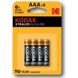   Kodak AAA bat Alkaline 4шт XtraLife 30951990