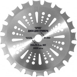   MasterTool Диск для тріммера  SPIKE 255ммx25,4мм, 40Т (19-2003)