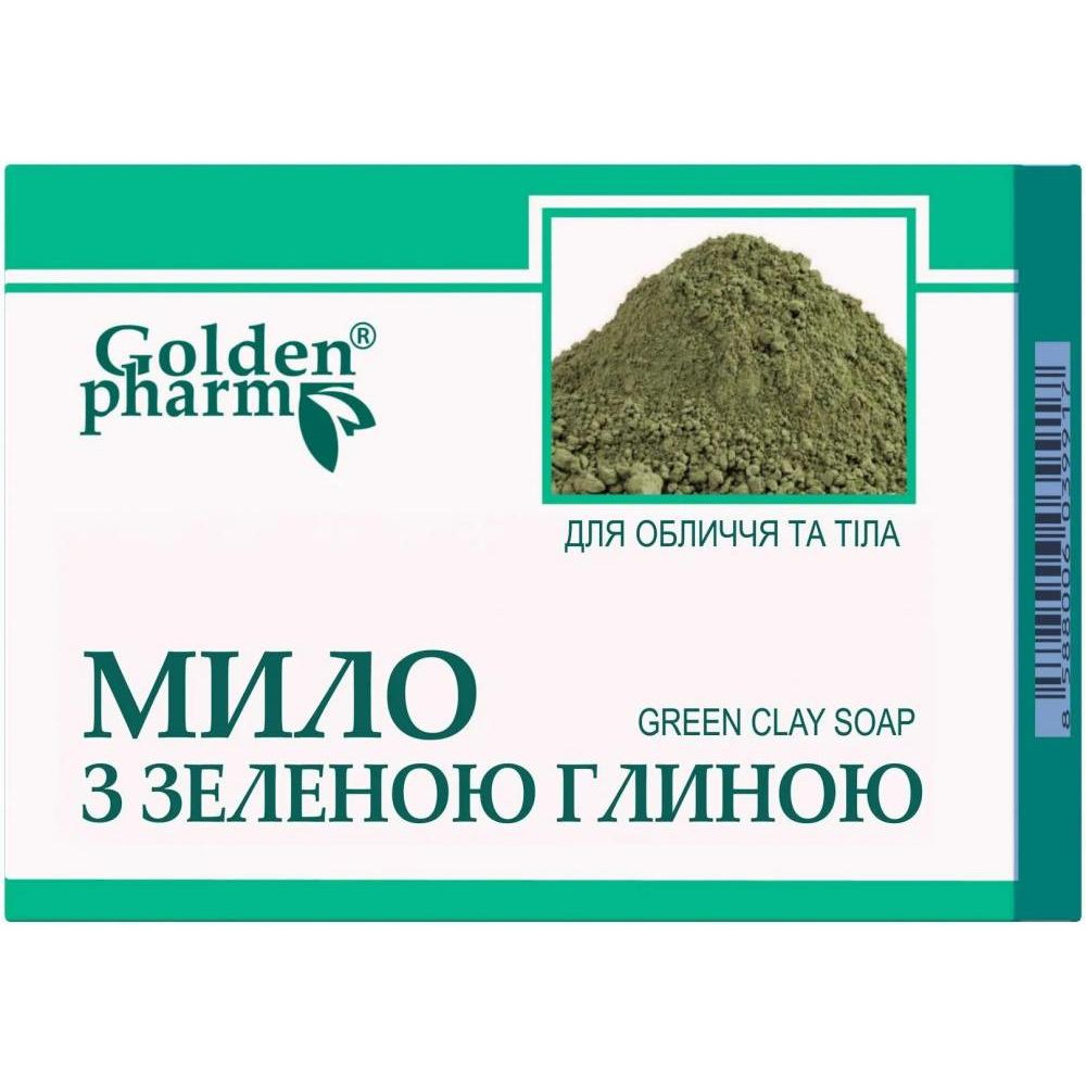 Golden Farm Мыло  с зеленой глиной 80 г - зображення 1