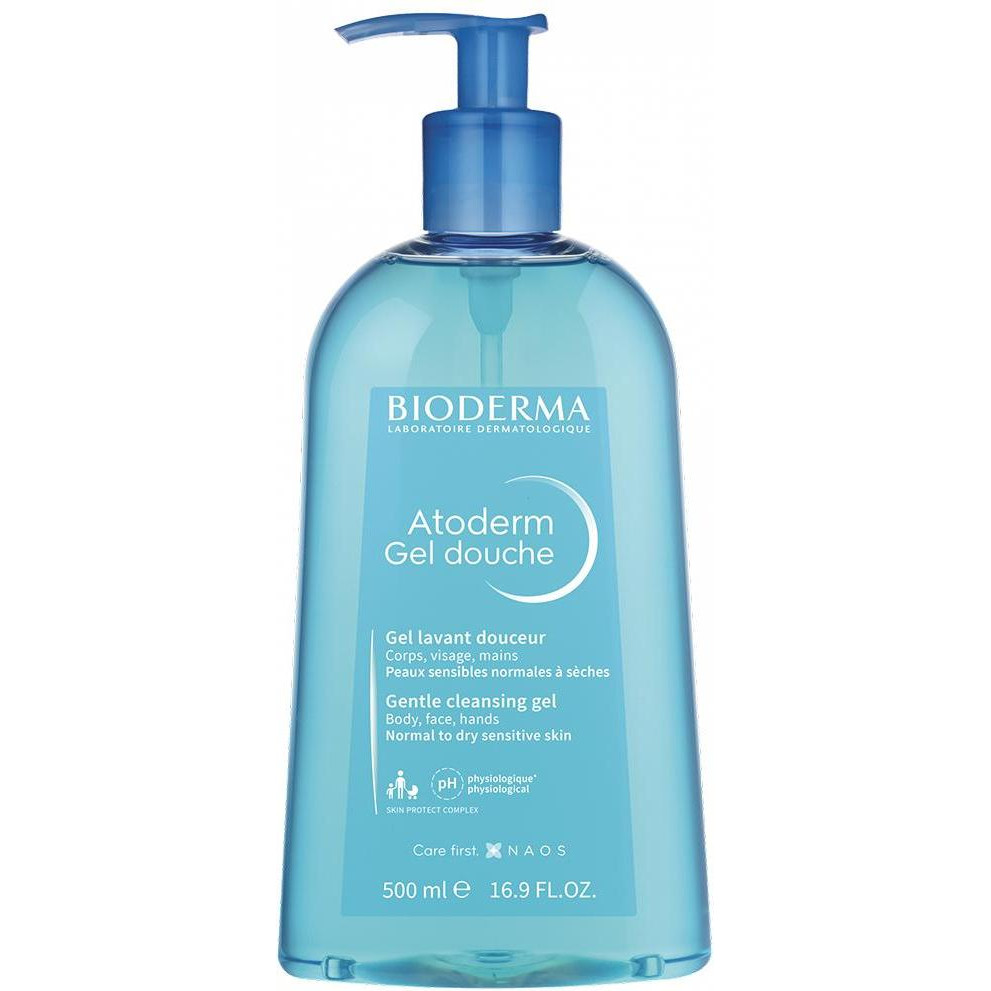 Bioderma Гель для душа  Atoderm Gentle Shower Gel для сухой и чувствительной кожи, 500 мл (3401399372407) - зображення 1