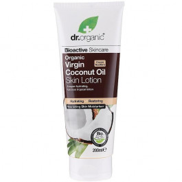   Dr.Organic Лосьйон для тіла з органічною олією кокосу Dr. Organic Virgin Coconut Oil Skin Lotion 200 мл