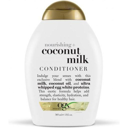 Ogx Coconut Milk Кондиционер Питательный с кокосовым молоком 385 ml (0022796970060) - зображення 1