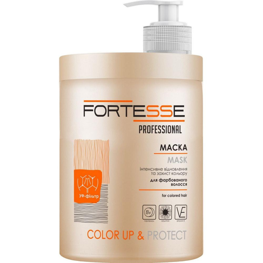 Fortesse Pro Маска для волос Acme Professional  Pro Color Up стойкость цвета, для окрашенных волос, 1000 мл (4820 - зображення 1