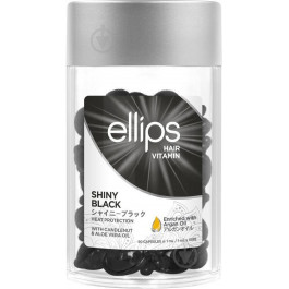   Ellips Витамины для волос  Hair Vitamin Shiny Black Ночное сияние с маслом лесного ореха, 50*1 мл (89934172