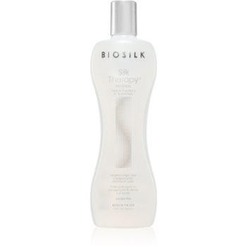 BIOSILK Silk Therapy Original відновлюючий догляд з натуральним шовком для всіх типів волосся 355 мл - зображення 1