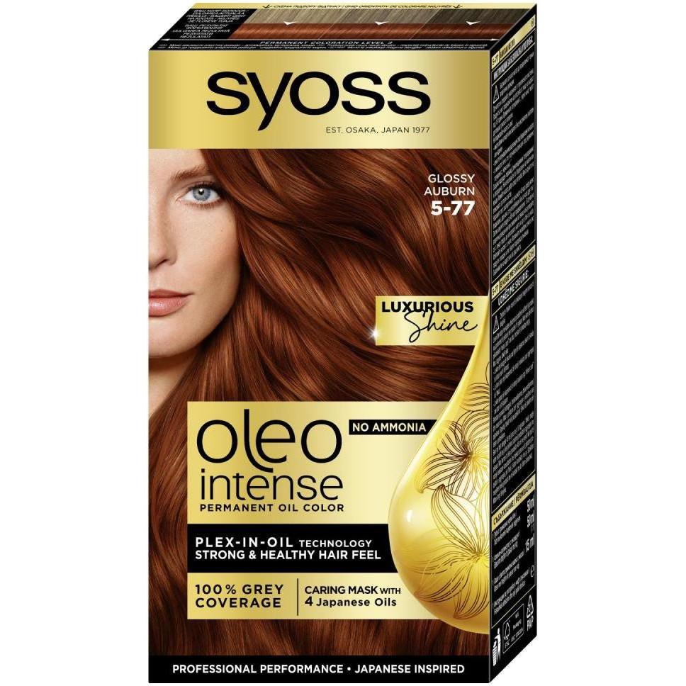 Syoss Oleo Intense 115 ml Краска для волос без аммиака 5-77 Глянцевая бронза (4015001012132) - зображення 1