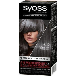   Syoss 4-15 Стойкая краска для волос Дымчатый хром 115 ml (9000101266481)