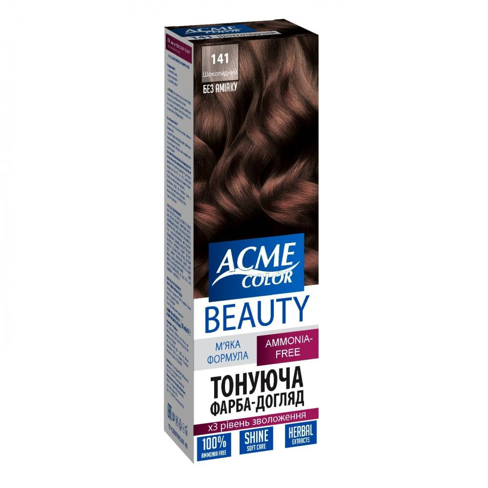 Acme color Гель-фарба  Color Beauty № 141 Шоколадний 69 г (4820000300162) - зображення 1