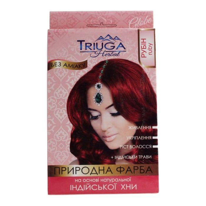 Triuga Herbal Хна  Природная краска рубин (8908003544168) - зображення 1