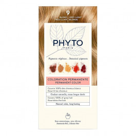   Phyto Стойкая крем-краска для волос  Phytocolor Coloration Permanente 9 Блондин, 112 мл