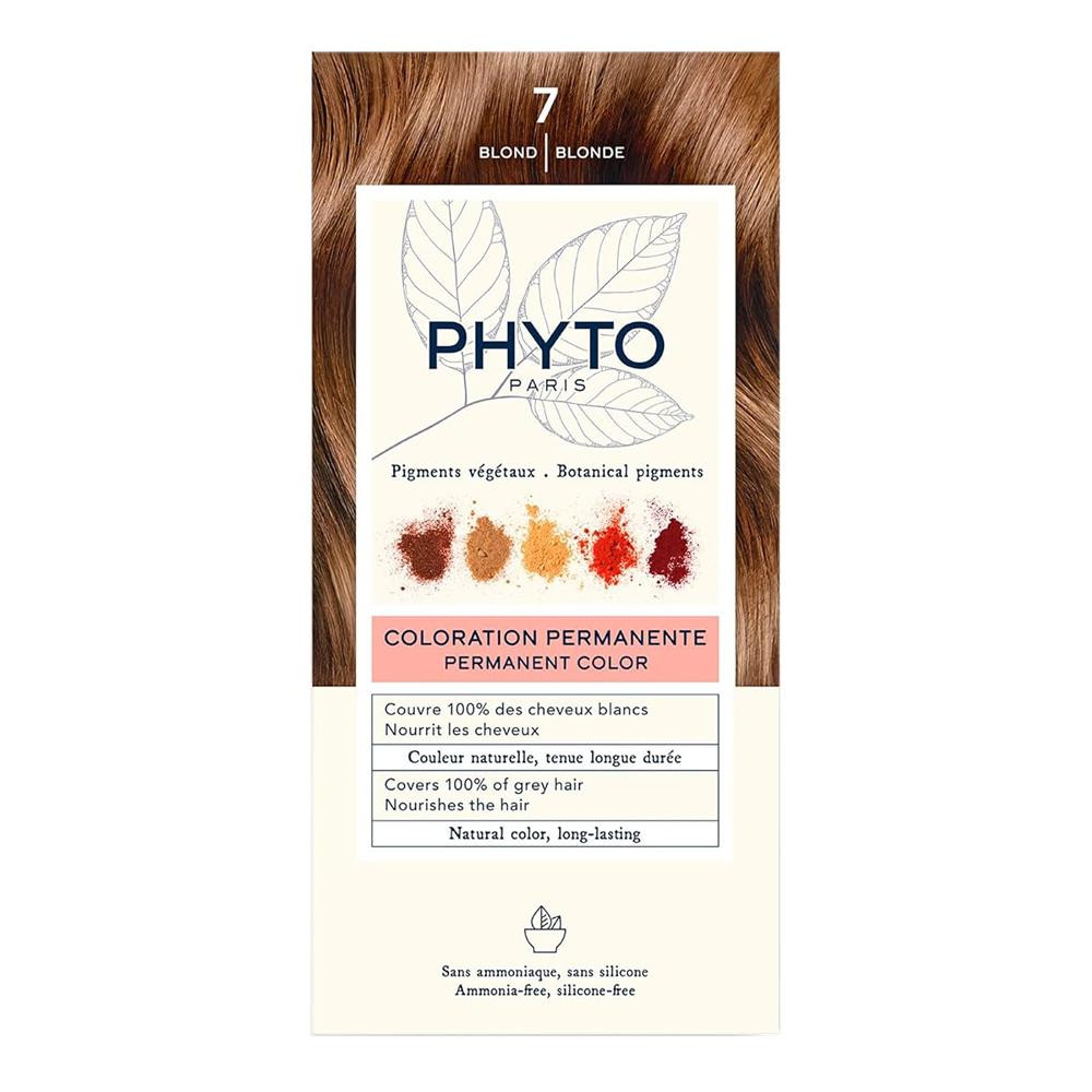 Phyto Стойкая крем-краска для волос  Phytocolor Coloration Permanente 7 Русый, 112 мл - зображення 1