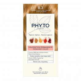   Phyto Стойкая крем-краска для волос  Phytocolor Coloration Permanente 8.3 Светло-русый золотистый, 112 мл