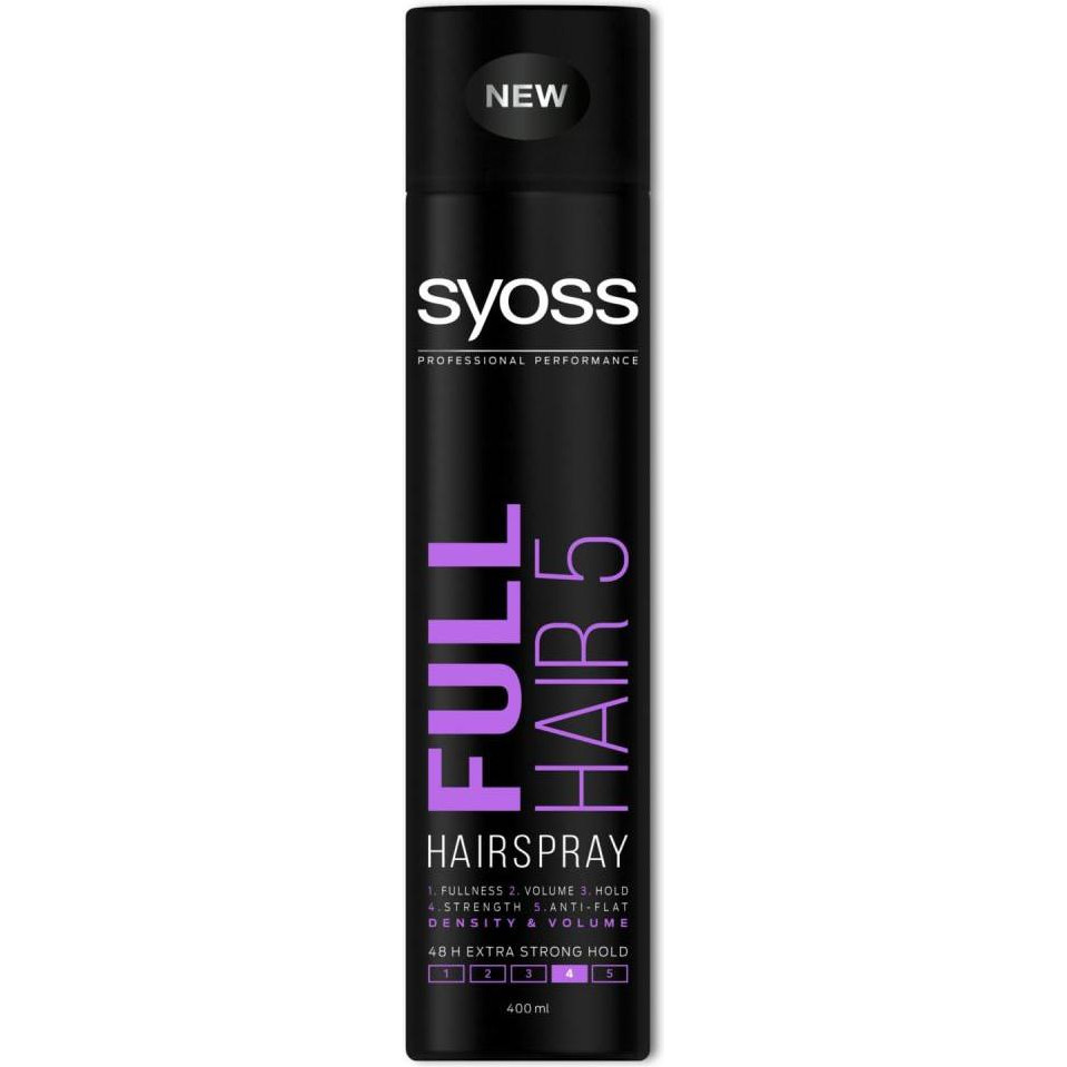 Syoss Full Hair 5 400 ml Лак для волос Экстрасильная фиксация 4 (5201143726658) - зображення 1