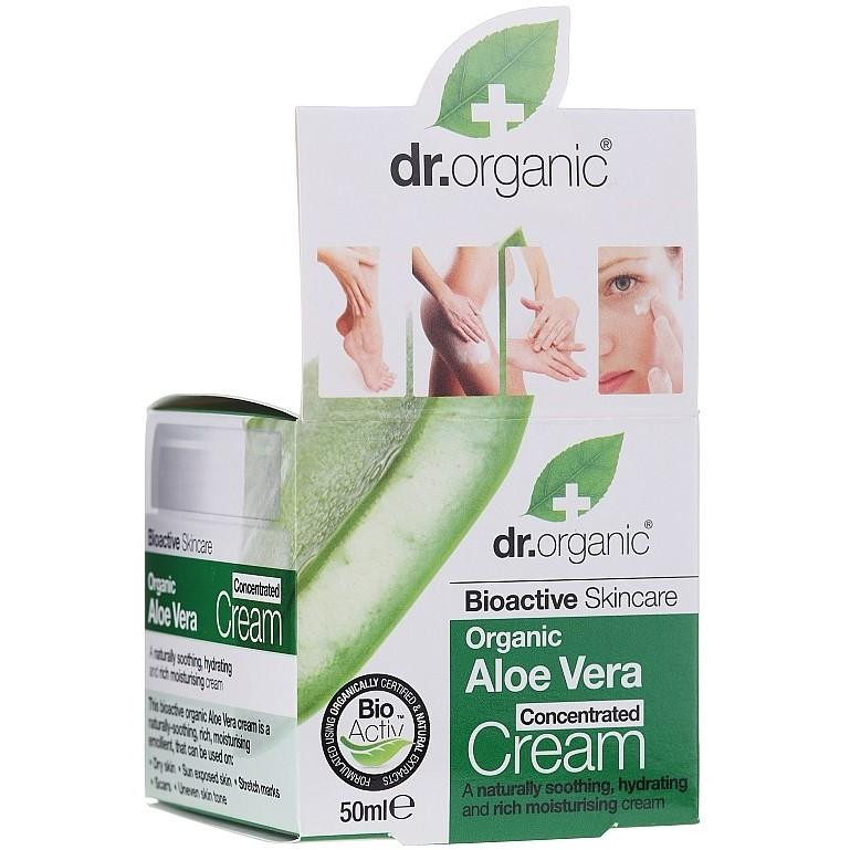 Dr.Organic Концентрований крем із алое віра  Bioactive Skincare Aloe Vera Concentrated Cream, 50 мл - зображення 1