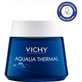   Vichy Нічний СПА крем-гель  Aqualia Thermal, для глибокого зволоження шкіри обличчя, 75 мл