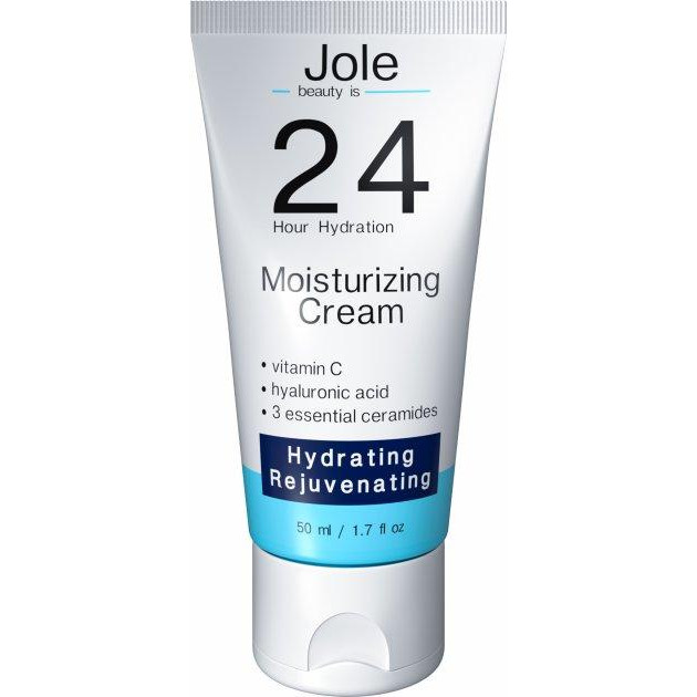 Jole Cosmetics Увлажняющий крем  24h Hydranting Cream с гиалуроновой кислотой и комплексом керамидов 50 мл (4820243 - зображення 1