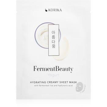 KORIKA FermentBeauty зволожувальна маска для обличчя з ферментованим йогуртом та гіалуроновою кислотою 20 г - зображення 1