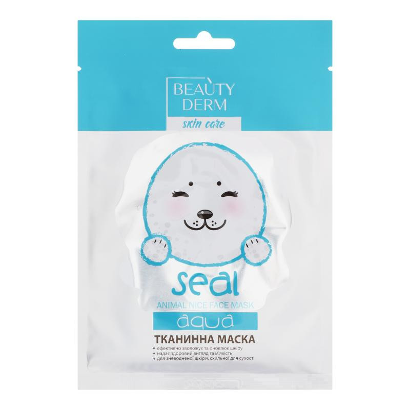 Beauty Derm Маска для лица  Animal Seal 25 мл 1 шт. (4820185221603) - зображення 1